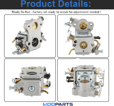 PP4218A Carburetor for Poulan Pro P3314 PR4218 PP4218AVX PP4018 PP3516AVX P3416 PP3816 Chainsaw 35cc 42cc