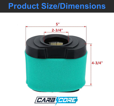 Carbcore Air Filter Oil Filter Tune Up Kit for Husqvarna  Z246 MZ61 Z246I RZ46I MZ6128 RZ4222F Mower Lawn Tractors