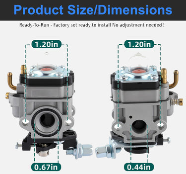 T242 Carburetor for Shindaiwa T242X Trimmer EB802RT EB802 EB630 EB633RT EB854 Echo PB-650 PB-750H PB-755ST PB-755SH PB-770 Blower Huskee MC43ETSC Earthquake MC43 MC43E Cultivator