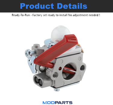 Carburetor for Homelite UT33600A UT33650A UT20760 UT33650 UT33600 UT26CSEMC UT26SSEMC UT20006 Trimmer