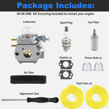 Carburetor for Troy-Bilt TB22 TB22EC TB21EC TB32EC TB42EC TB80EC TB225 TB80EC TB2040XP String Trimmer 25cc 27cc